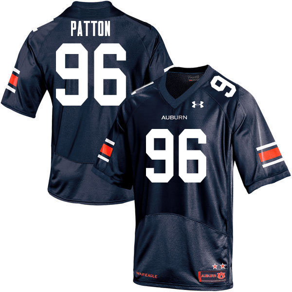 Auburn Tigers Men's Ben Patton #96 Navy Under Armour Stitched College 2020 NCAA Authentic Football Jersey VHP7774PA